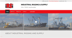 Desktop Screenshot of industrialrigging.ca